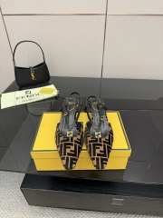 Uubags Fendi Cut Baguette Ankle Strap Pump 5cm 03 - 5