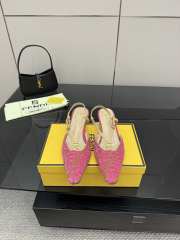 Uubags Fendi Cut Baguette Ankle Strap Pump 5cm 05 - 4