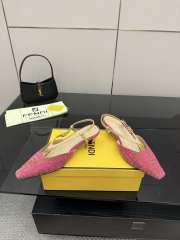 Uubags Fendi Cut Baguette Ankle Strap Pump 5cm 05 - 2