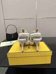 Uubags Fendi raffia mid heel slingback pumps 02 - 2