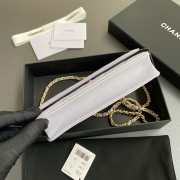 Uubags Chanel Classic Wallet With Strap Caviar & Gold-plated Metal Light Purple 20x13x3.5cm - 5