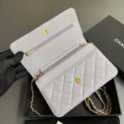 Uubags Chanel Classic Wallet With Strap Caviar & Gold-plated Metal Light Purple 20x13x3.5cm - 2