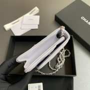 Uubags Chanel Classic Wallet With Strap Caviar & Light Gold-plated Metal Light Purple 20x13x3.5cm - 6