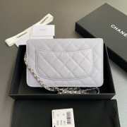 Uubags Chanel Classic Wallet With Strap Caviar & Light Gold-plated Metal Light Purple 20x13x3.5cm - 5