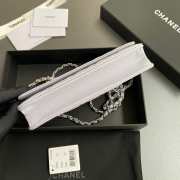 Uubags Chanel Classic Wallet With Strap Caviar & Light Gold-plated Metal Light Purple 20x13x3.5cm - 4