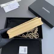 Uubags Chanel Classic Wallet With Strap Caviar & Light Gold-plated Metal Yellow 20x13x3.5cm - 3