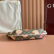 Uubags Gucci GG Supreme Le Pomme Medium Bag Beige Multicolor 30x22x5.5cm - 6