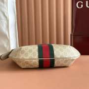 Uubags Gucci Ophidia Medium Bag In Light Beige GG Canvas 30x22x5.5cm - 4