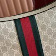 Uubags Gucci Ophidia Medium Bag In Light Beige GG Canvas 30x22x5.5cm - 6