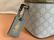 Uubags Gucci Ophidia Medium GG Canvas Travel Bag in Blue 25x17.5x15cm - 5