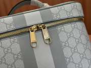 Uubags Gucci Ophidia Medium GG Canvas Travel Bag in Blue 25x17.5x15cm - 6