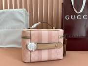 Uubags Gucci Ophidia Medium GG Canvas Travel Bag in Pink 25x17.5x15cm - 2