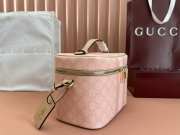 Uubags Gucci Ophidia Medium GG Canvas Travel Bag in Pink 25x17.5x15cm - 3
