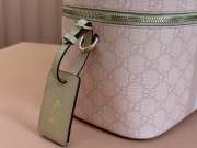 Uubags Gucci Ophidia Medium GG Canvas Travel Bag in Pink 25x17.5x15cm - 5