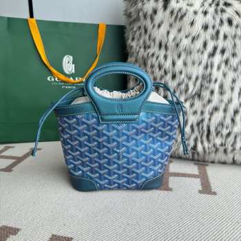 Uubags Goyard Beluga mini bag in blue 23x18.5x8cm