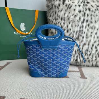 Uubags Goyard Beluga mini bag in light blue 23x18.5x8cm