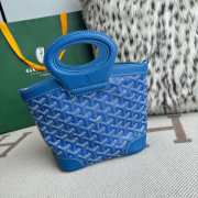 Uubags Goyard Beluga mini bag in light blue 23x18.5x8cm - 4