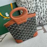 Uubags Goyard Beluga mini bag in black/ tan 23x18.5x8cm - 2