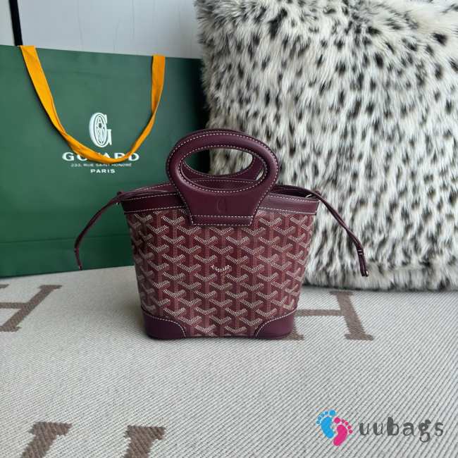 Uubags Goyard Beluga mini bag in burgundy 23x18.5x8cm - 1