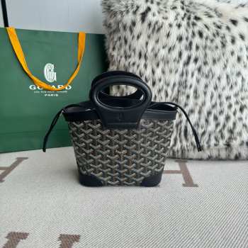 Uubags Goyard Beluga mini bag in black 23x18.5x8cm