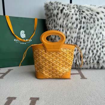Uubags Goyard Beluga mini bag in yellow 23x18.5x8cm
