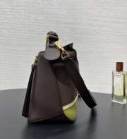 Uubags Loewe small Puzzle Edge landscape bag in chocolate/light moss nappa calfskin 24x16.5x10.5cm - 2