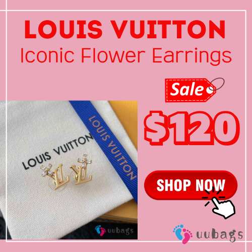 Uubags Louis Vuitton M02116 LV Iconic Flower Earrings - 1