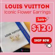 Uubags Louis Vuitton M02116 LV Iconic Flower Earrings - 1