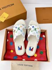 Uubags Louis Vuitton Oasis Mules White Monogram Multicolor  - 6