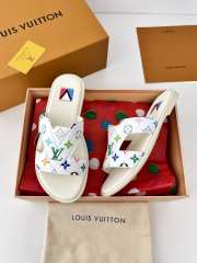 Uubags Louis Vuitton Oasis Mules White Monogram Multicolor  - 3