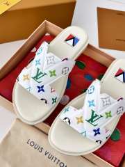 Uubags Louis Vuitton Oasis Mules White Monogram Multicolor  - 2