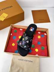 Uubags Louis Vuitton Oasis Mules Black Monogram Multicolor - 6