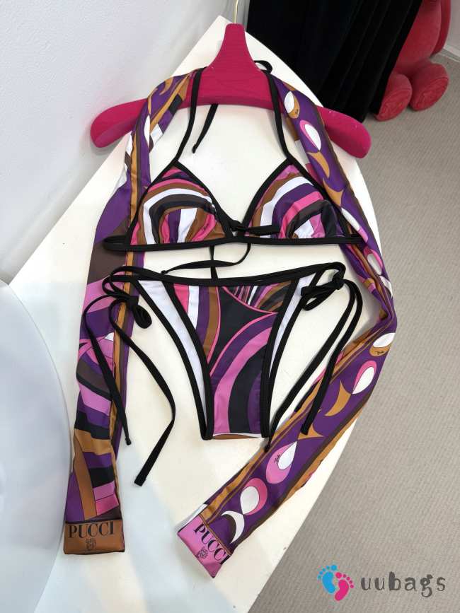 Uubags Pucci Swimsuit Silk Scarf Set 02 - 1