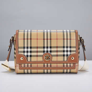 Uubags Burberry Note check crossbody bag W25xH18xD8.5cm