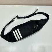 Uubags Prada Adidas Re-Nylon Belt Bag Black 26x12x7cm - 1