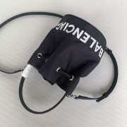 Uubags Balenciaga Drawstring Bucket Bag In Black 15x15x18cm - 3