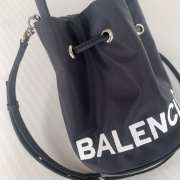 Uubags Balenciaga Drawstring Bucket Bag In Black 15x15x18cm - 2