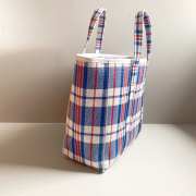 Uubags Balenciaga Barbes East-west Leather Shopping Tote Bag In Blue 31x15x27cm - 5