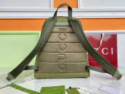 Uubags Gucci medium backpack forest green GG canvas 40x35x20cm - 3