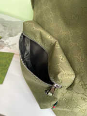 Uubags Gucci medium backpack forest green GG canvas 40x35x20cm - 5