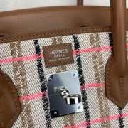 Uubags Hermes Birkin Shoulder Light 29cm Toile Canvas And Swift Leather  - 3