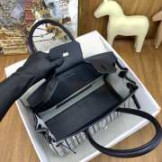 Uubags Hermes Birkin Shoulder Light 29cm Toile Canvas And Swift Leather Black - 4