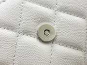 Uubags Chanel wallet on chain white leather mini bag 13x9.5x6cm - 5