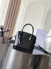 Uubags Celine Mini Honorine Bag In Black Shiny Calfskin 16x12x8cm  - 1