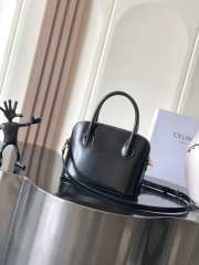 Uubags Celine Mini Honorine Bag In Black Shiny Calfskin 16x12x8cm  - 5