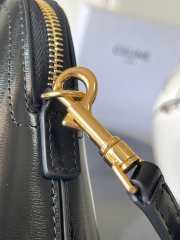 Uubags Celine Mini Honorine Bag In Black Shiny Calfskin 16x12x8cm  - 3