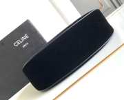 Uubags Celine Ava Triomphe Strass Velvet Bag Black 24.5x17x9cm - 4