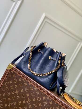 Uubags Louis Vuitton M14315 Bella Bag Navy Blue 19x22x14cm 