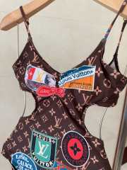 Uubags Louis Vuitton swimsuit brown - 2