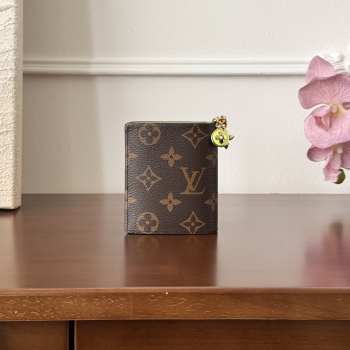 Uubags Louis Vuitton M14613 Charms Wallet Monogram Zesty Lime 9x10x2.5cm